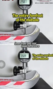 5mm front and rear slope difference