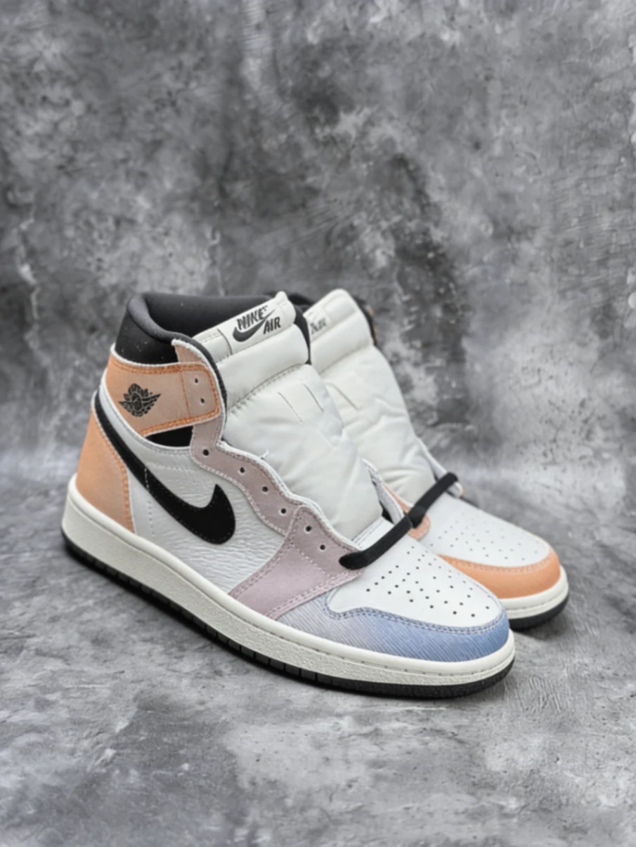 Air Jordan 1 High Retro OG Multi-Color Classic Basketball Sneakers for Men Women