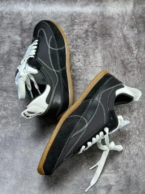 Premium McQueen Flexion Runner Black White Casual Lifestyle Shoes