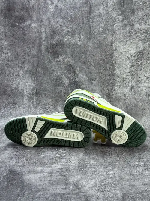 Louis Vuitton LV Trainer Year of the Horse White Green Lime Luxury Sneakers