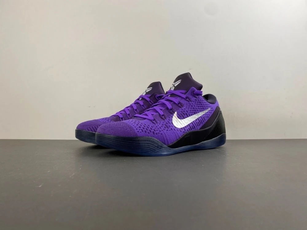 Nike Kobe 9 Elite Low Protro Purple Dynasty Mens Basketball Sneakers