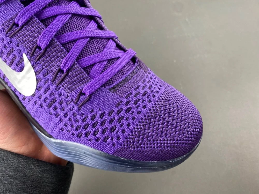 Nike Kobe 9 Elite Low Protro Purple Dynasty Mens Basketball Sneakers
