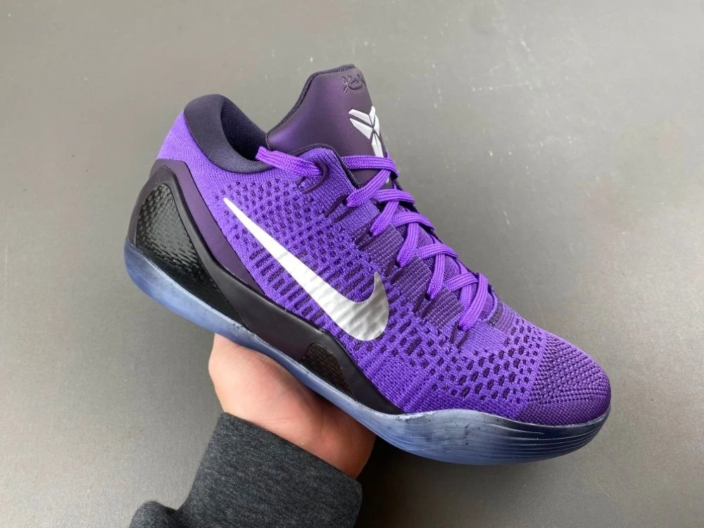 Nike Kobe 9 Elite Low Protro Purple Dynasty Mens Basketball Sneakers