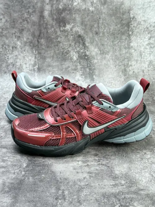 Nike V2K Run Metallic Burgundy HJ4497-600 Retro Chunky Sneakers