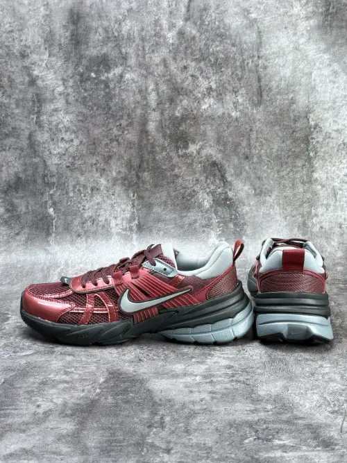 Nike V2K Run Metallic Burgundy HJ4497-600 Retro Chunky Sneakers