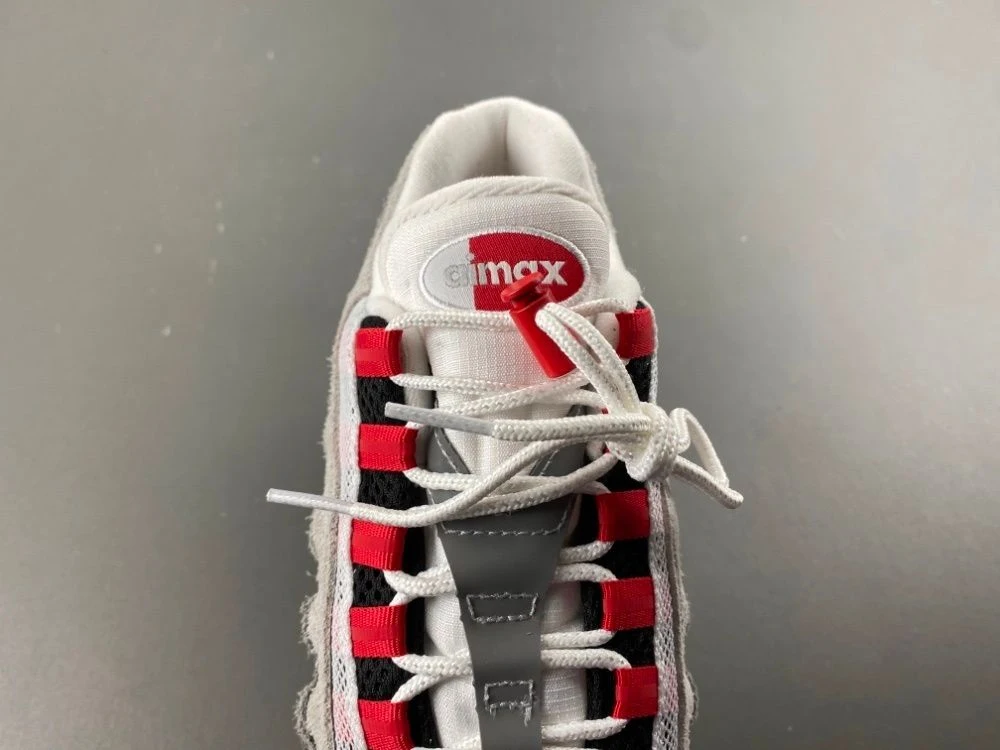 Classic UNDEFEATED x Nike Air Max 95 in grey and red colorway