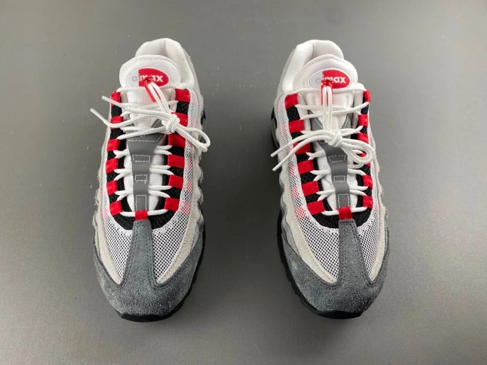 Classic UNDEFEATED x Nike Air Max 95 in grey and red colorway
