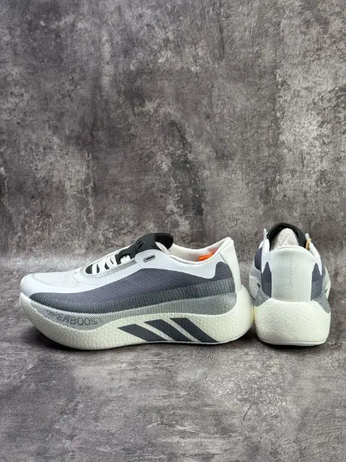 adidas Adizero Adios Pro Evo White Grey | Professional Lightweight Racing Running Shoes