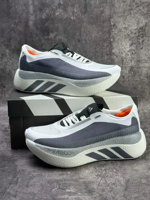 adidas Adizero Adios Pro Evo White Grey | Professional Lightweight Racing Running Shoes