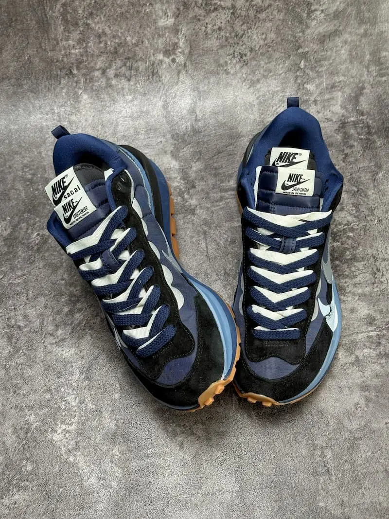 Sacai x Nike VaporWaffle Midnight Navy