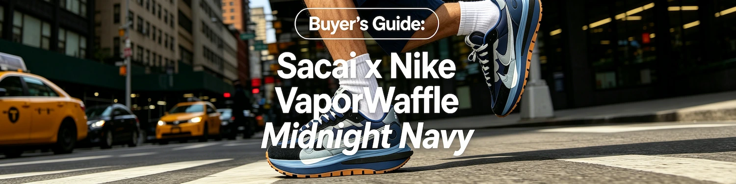 Sacai x Nike VaporWaffle Midnight Navy