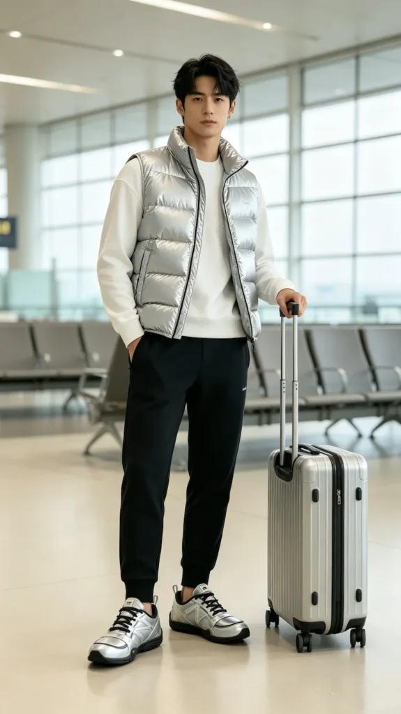 Built-in heel pull tabs for quick airport security slip-on wear