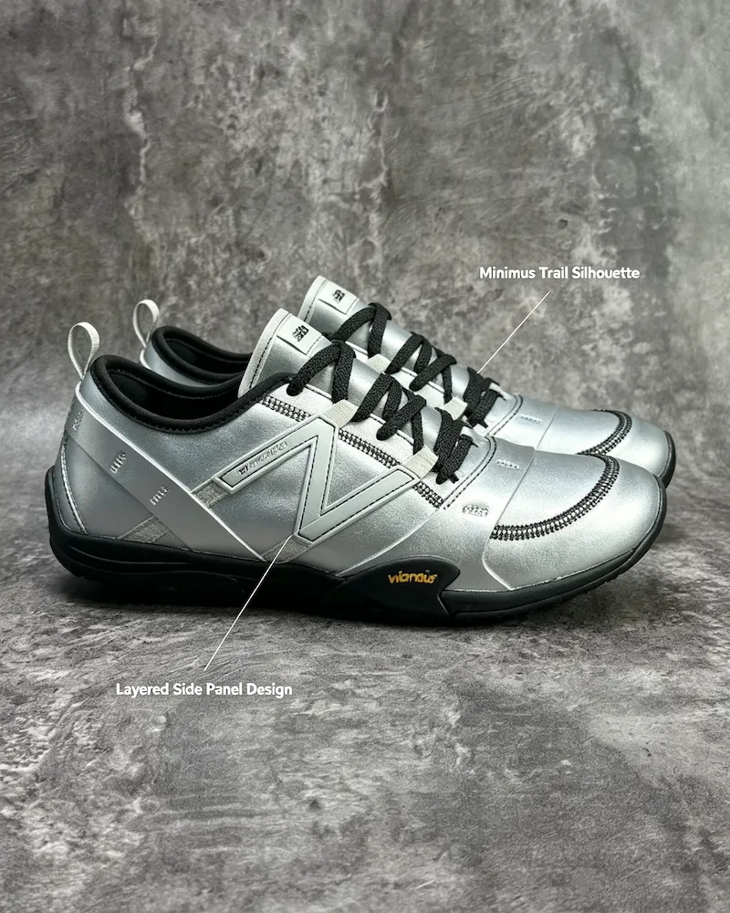 Minimus trail silhouette signature layered side panel design